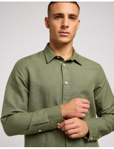 LEE PATCH SHIRT OLIVE GROVE