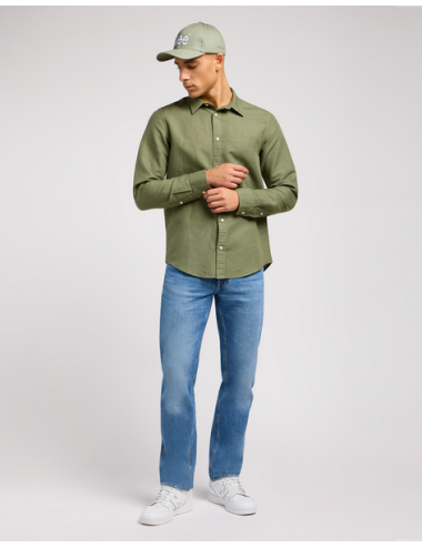 LEE PATCH SHIRT OLIVE GROVE