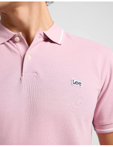 LEE PIQUE POLO SOFT MAUVE